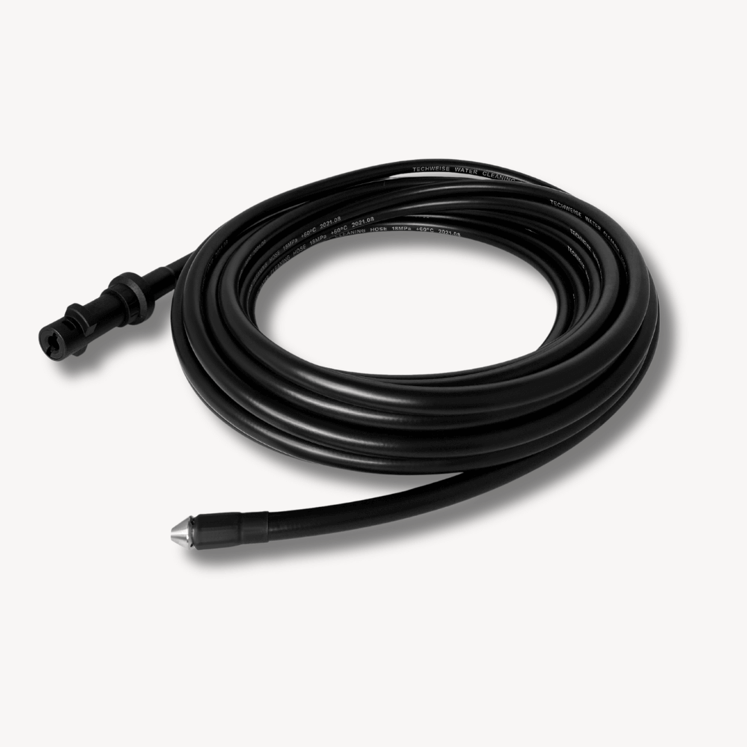 TECHKAR Hogedrukreiniger Slang - Karcher Verlengslang Vervanging - 400bar DN8 Professionele M22x1.5 Hogedrukslang Voor Kärcher HD HDS - Blauw - 20m Slang